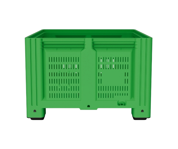 Большой контейнер 1130x1130x760 мм iBOX c перфорированными стенками и дном, на ножках